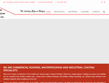 Tablet Screenshot of bosnickroofing.com